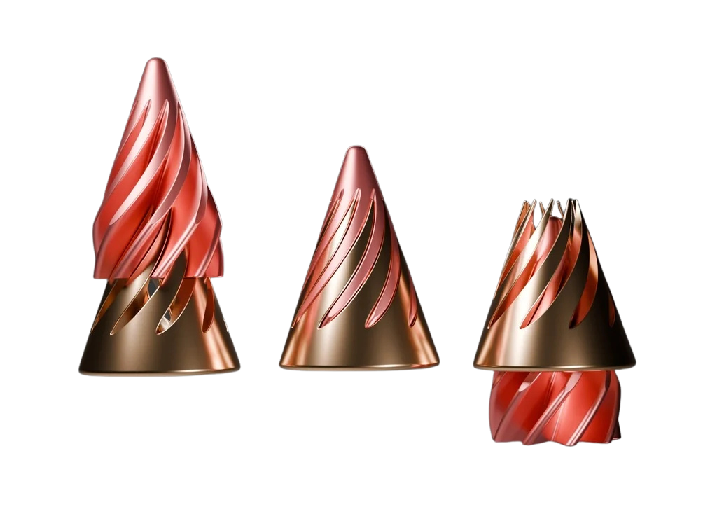 Spiraalvormige kegel fidget